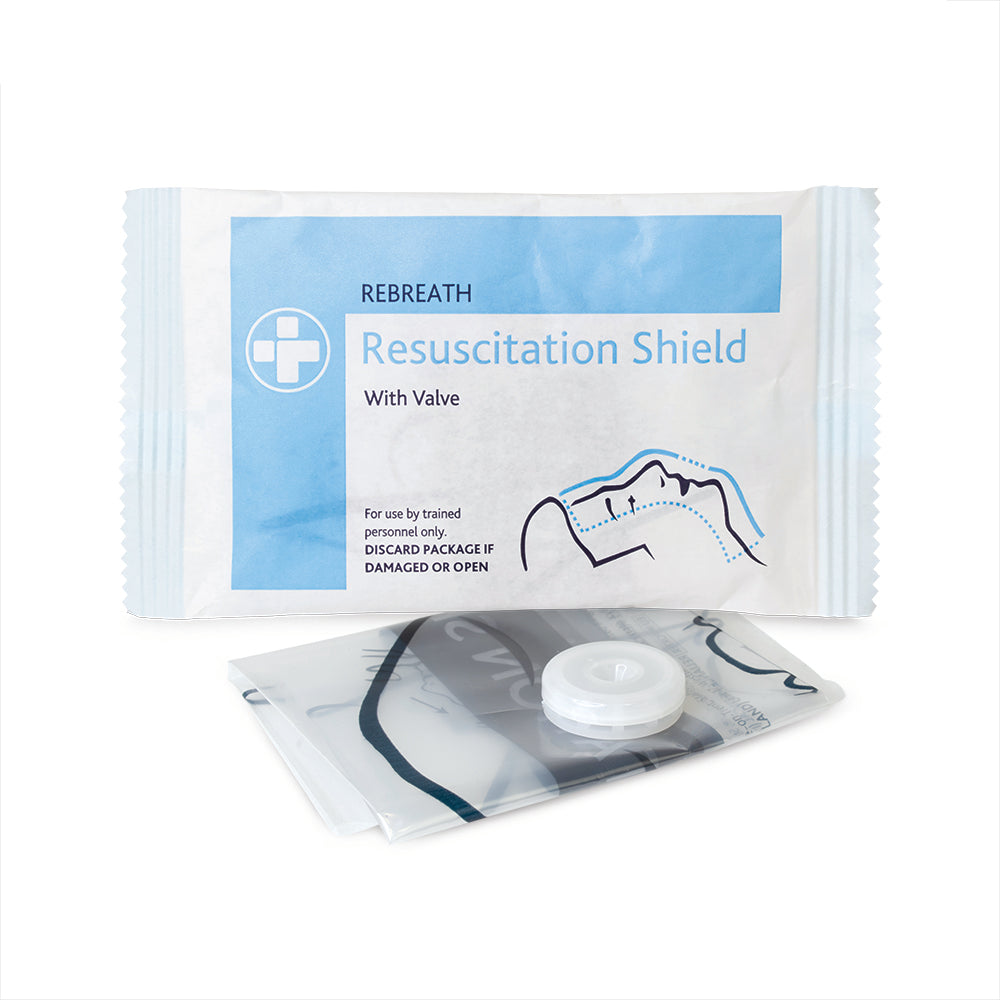 Rebreath Mouth to Mouth Shield with Valve - G&M Medical Supply