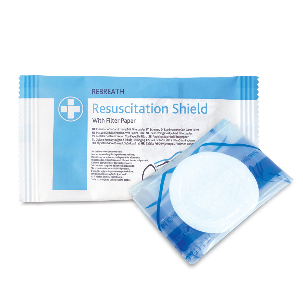 Rebreath Mouth to Mouth Shield with Filter Paper - G&M Medical Supply