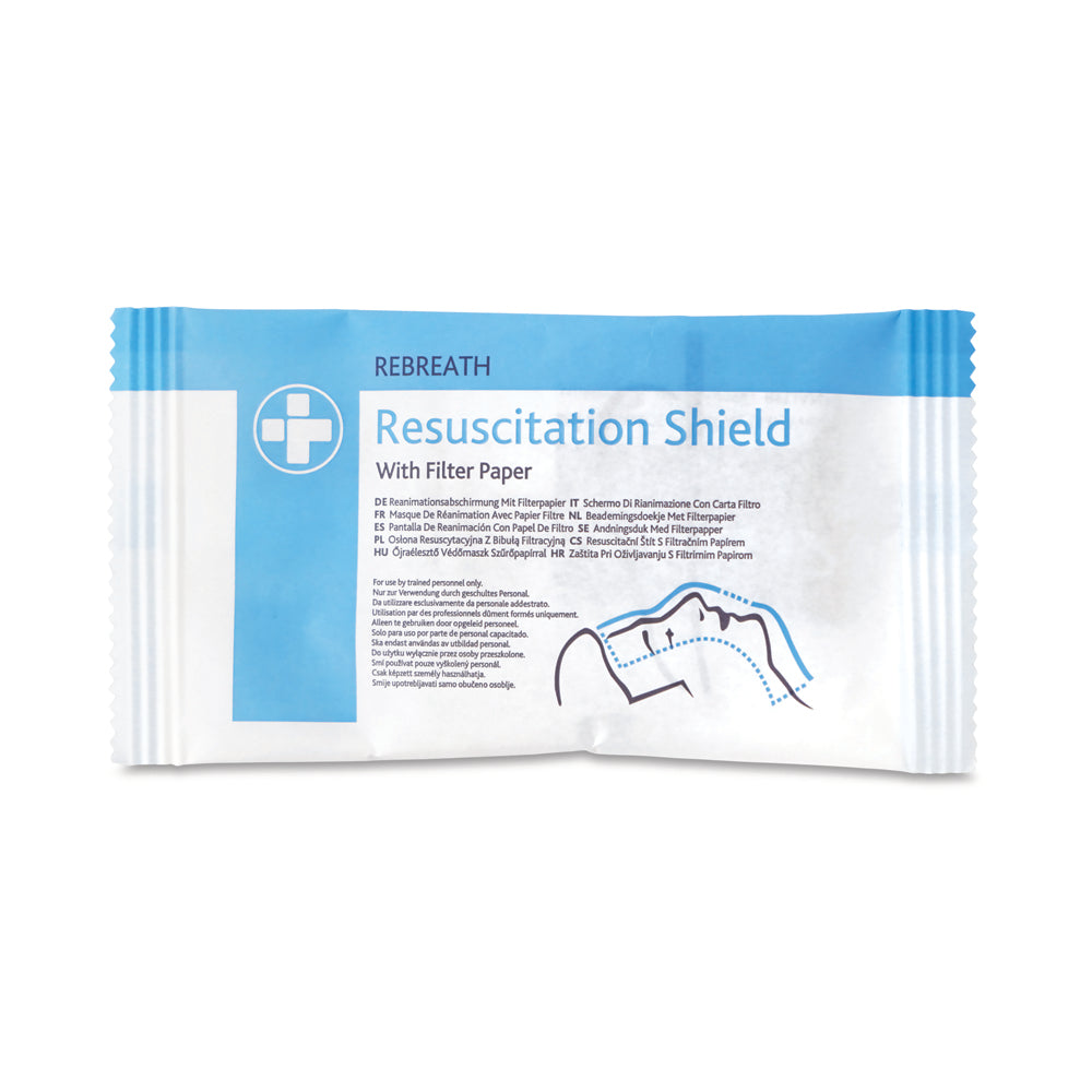 Rebreath Mouth to Mouth Shield with Filter Paper - G&M Medical Supply
