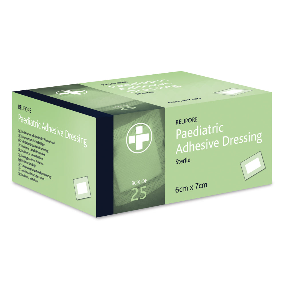 Relipore Paediatric Adhesive Dressing - 6cm x 7cm - G&M Medical Supply