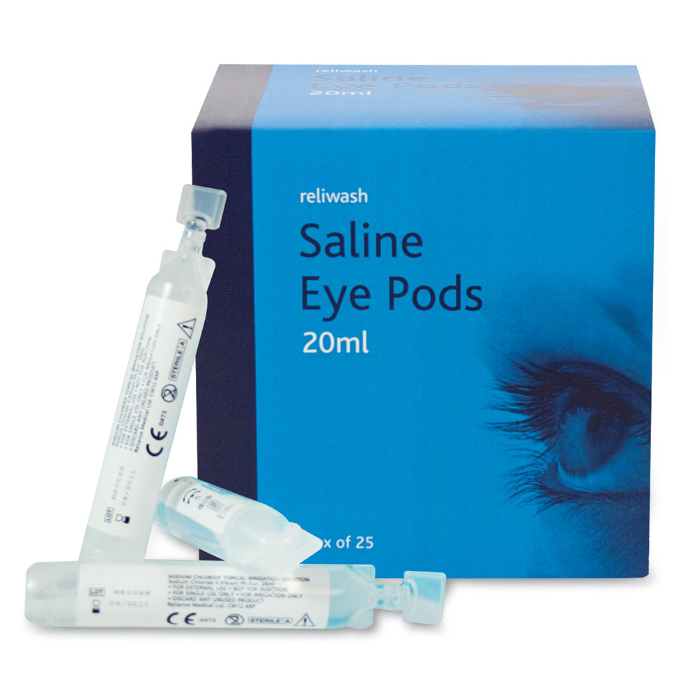Reliwash - Saline Eye Wash - 20ml - G&M Medical Supply