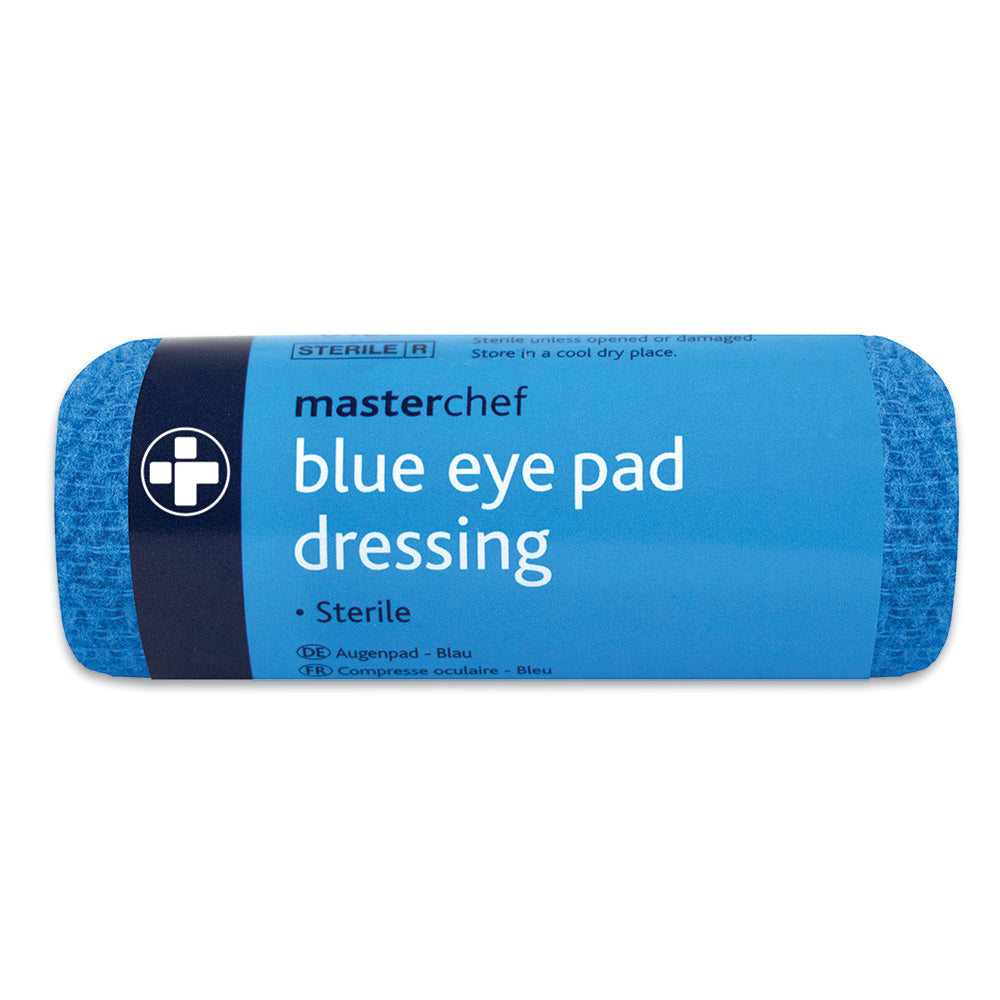 Masterchef Eye Pad Dressing with Bandage - Blue - G&M Medical Supply