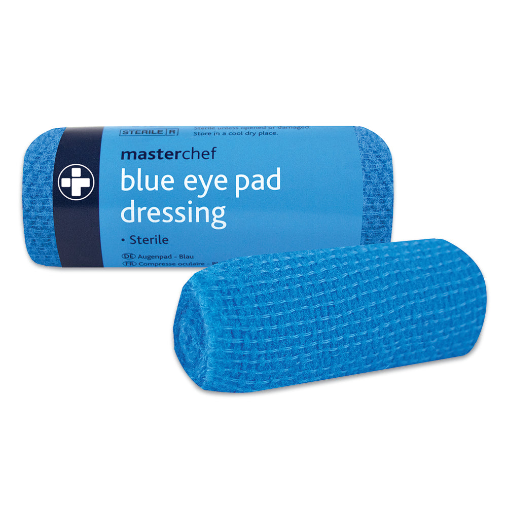 Masterchef Eye Pad Dressing with Bandage - Blue - G&M Medical Supply
