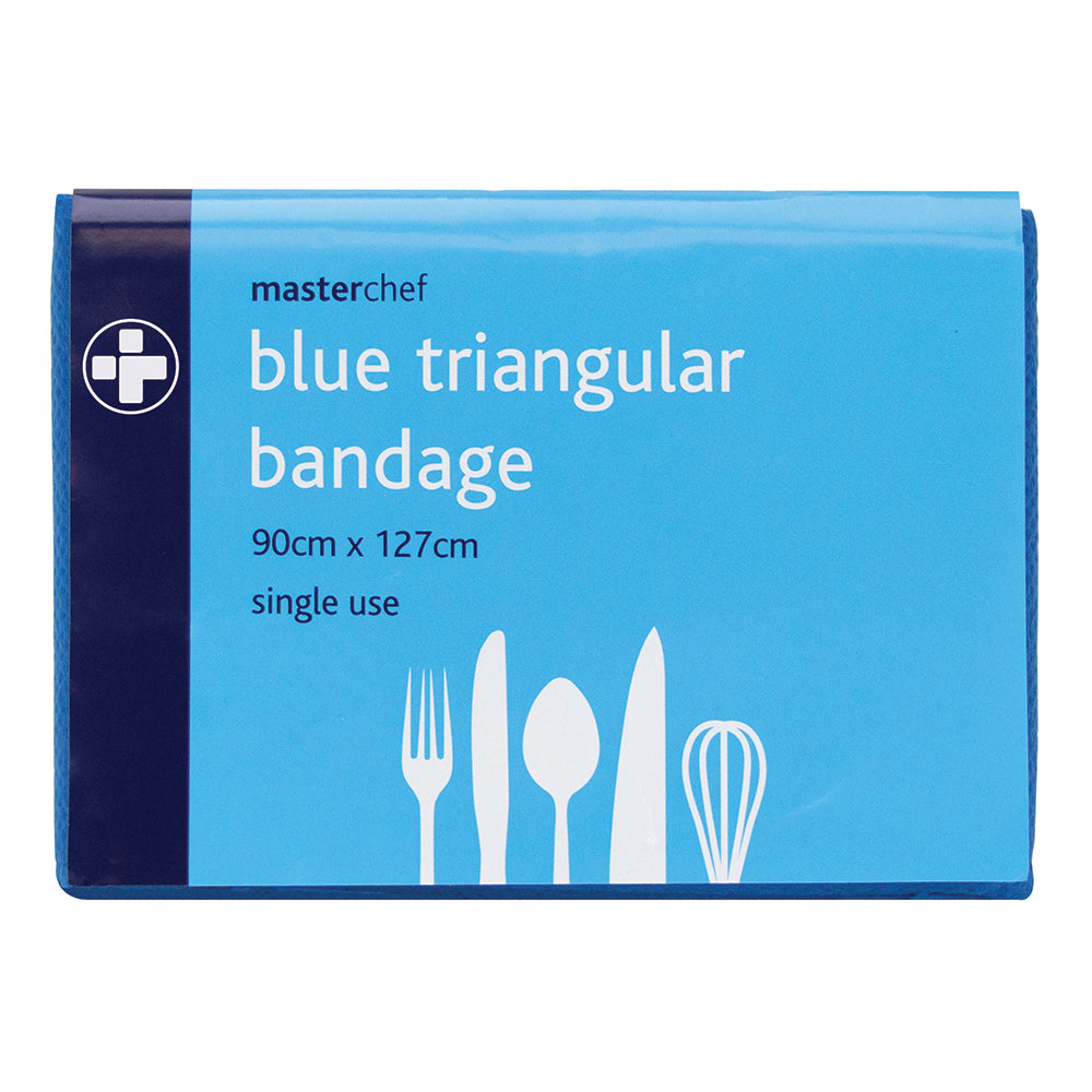 Masterchef Triangular Bandage - 90 x 127cm - Blue - G&M Medical Supply
