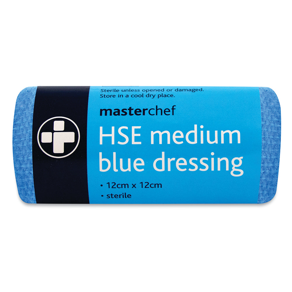 HSE Dressing - Medium 12cm x 12cm - Blue - G&M Medical Supply