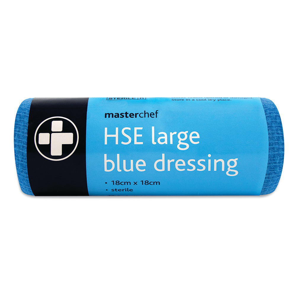 HSE Dressing - Large 18cm x 18cm - Blue - G&M Medical Supply