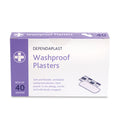 Dependaplast - Washproof Plasters - Assorted - Pale - Box of 40 - G&M Medical Supply