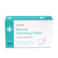 Reliwipe Saline Wound Cleansing Wipes - Box of 30 - G&M Medical Supply