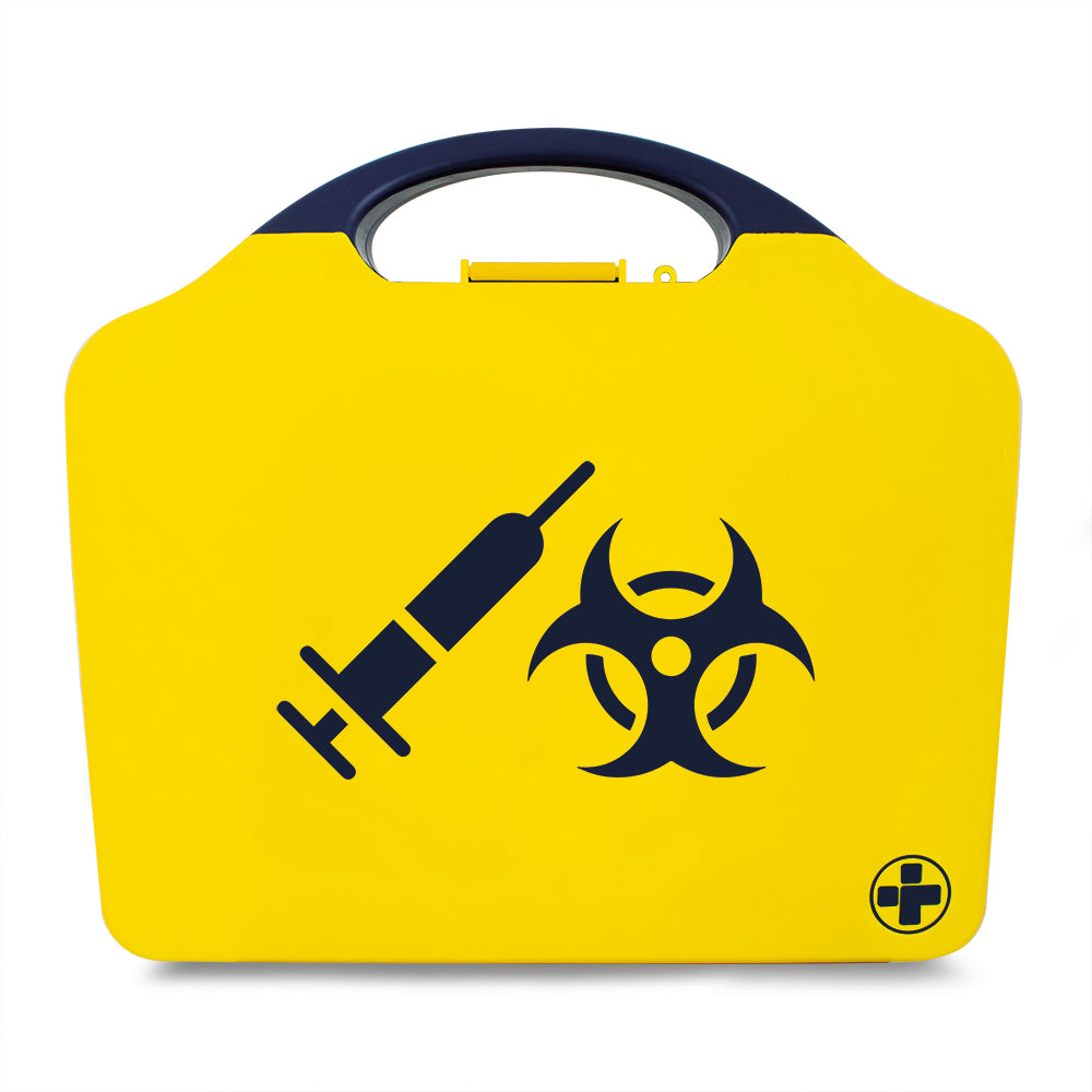 Biohazard Kit - Combination Clean-Up - 5 Application - Aura3 Box - Large - Yellow - G&M Medical Supply