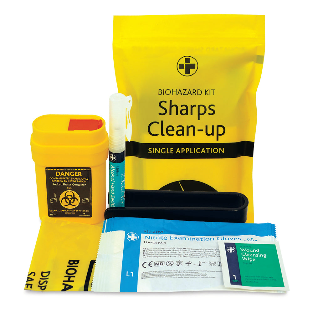 Biohazard Kit - Sharps - 1 Application - G&M Medical Supply