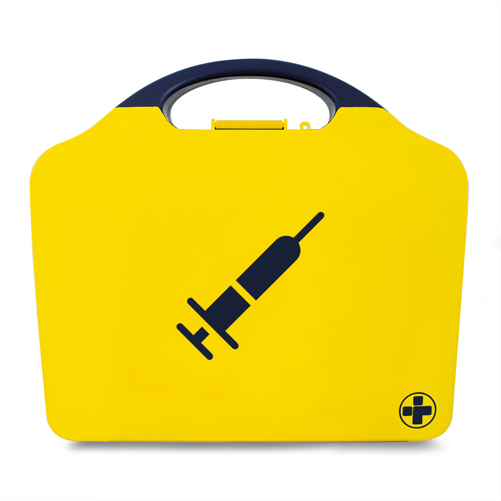 Biohazard Kit - Sharps - 5 Application - Aura3 Box - Large - Yellow - G&M Medical Supply