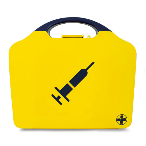 Biohazard Kit - Sharps - 5 Application - Aura3 Box - Large - Yellow - G&M Medical Supply
