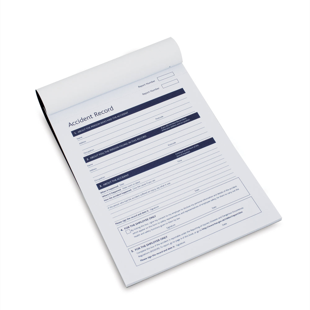 Accident Book - A4 - G&M Medical Supply