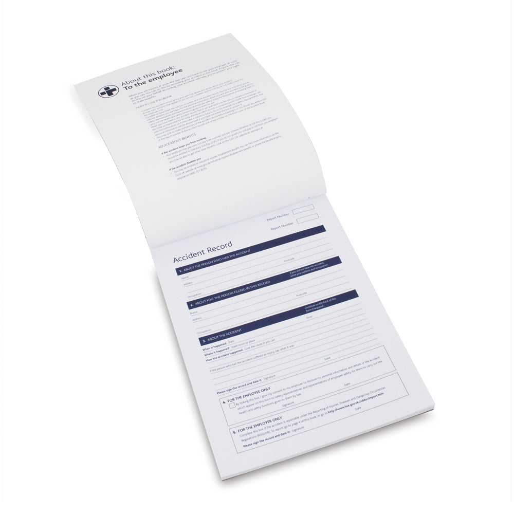 Accident Book - A4 - G&M Medical Supply