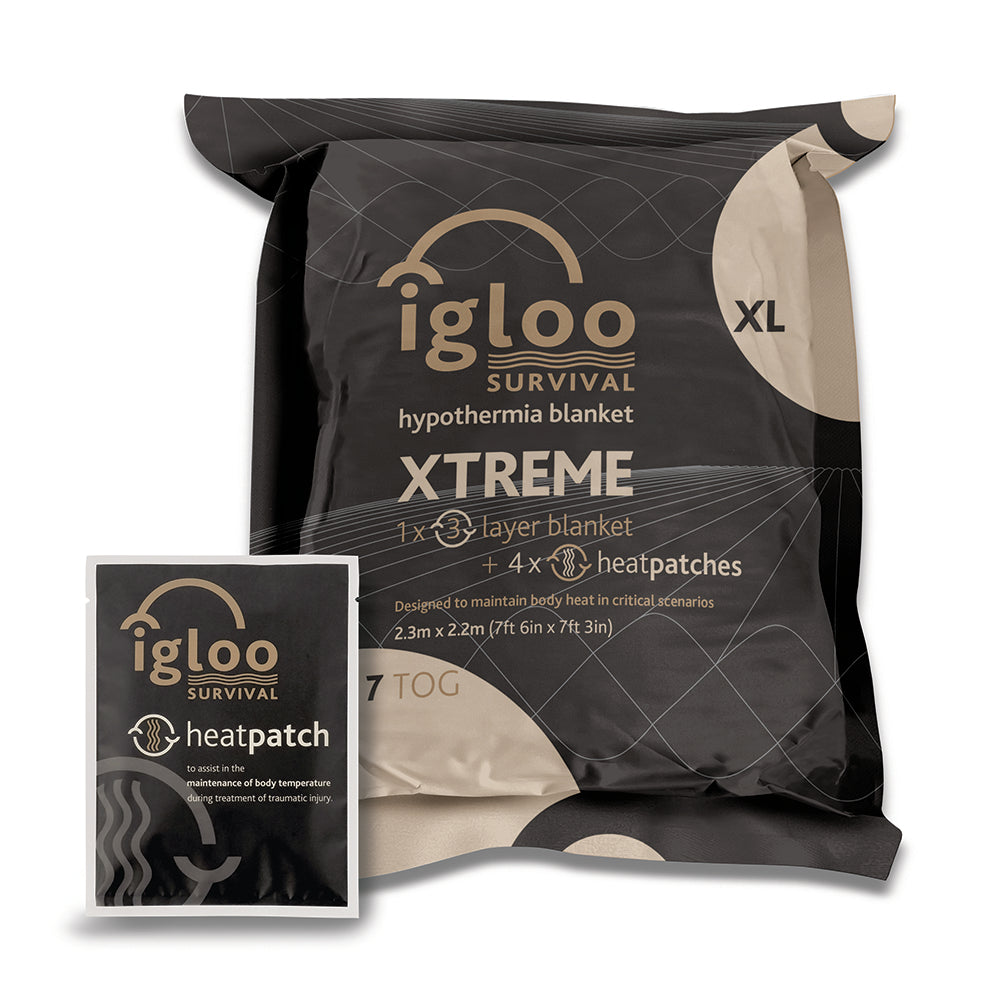 Igloo Xtreme Hypothermia Blanket - XLarge - Coyote Brown - G&M Medical Supply
