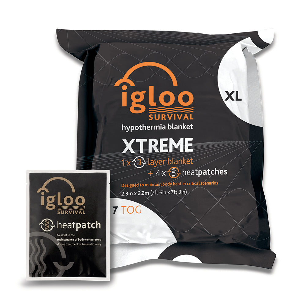 Igloo Xtreme Hypothermia Blanket - XLarge - Emergency Orange - G&M Medical Supply