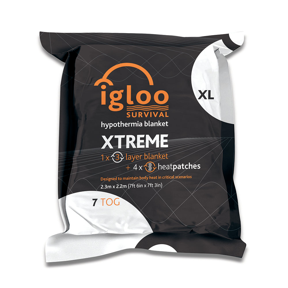 Igloo Xtreme Hypothermia Blanket - XLarge - Emergency Orange - G&M Medical Supply