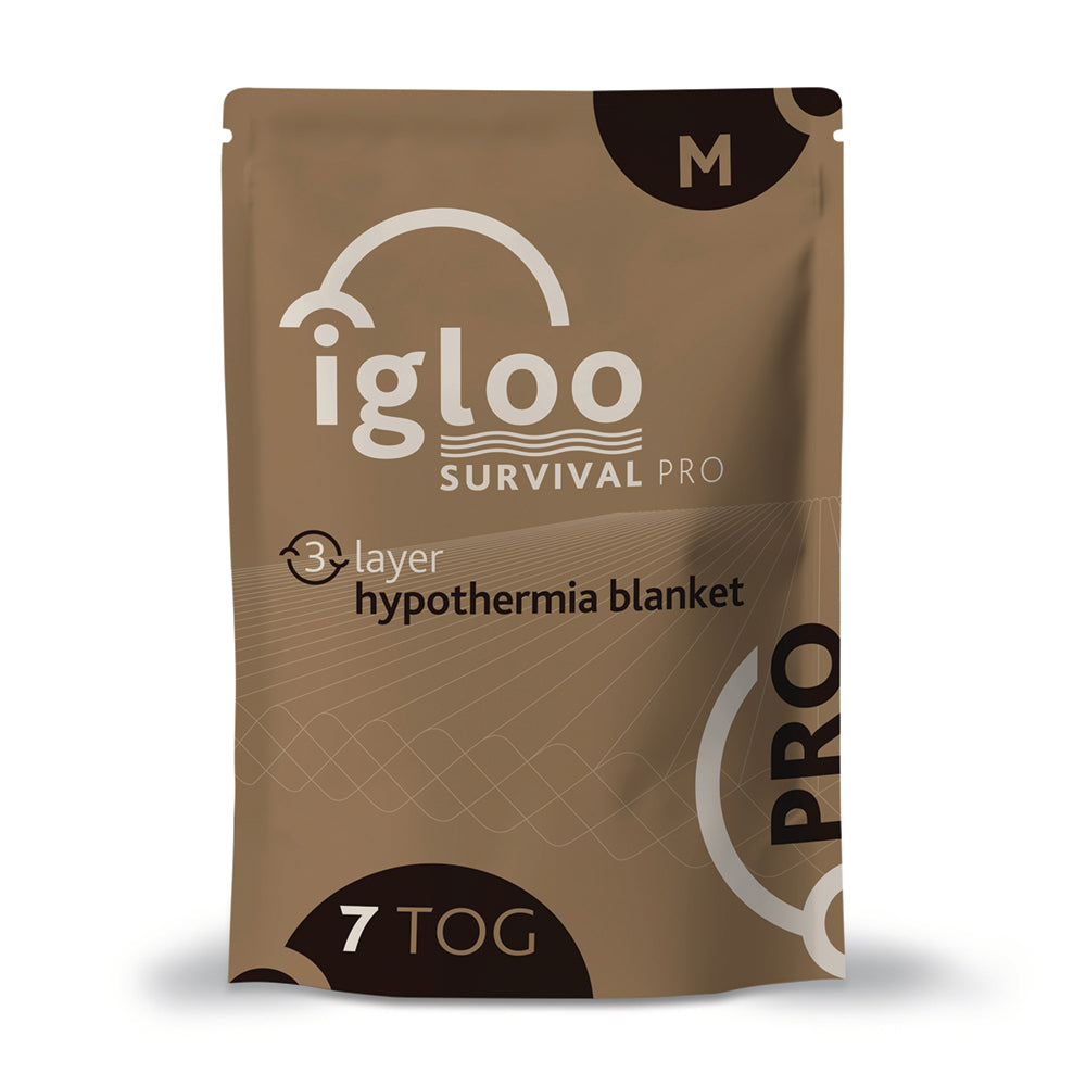 Igloo Pro Hypothermia Blanket - Medium - Coyote Brown - G&M Medical Supply