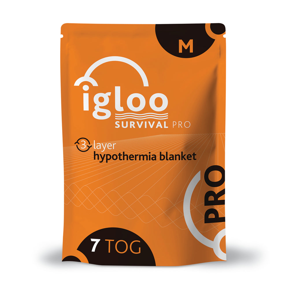 Igloo Pro Hypothermia Blanket - Medium - Emergency Orange - G&M Medical Supply