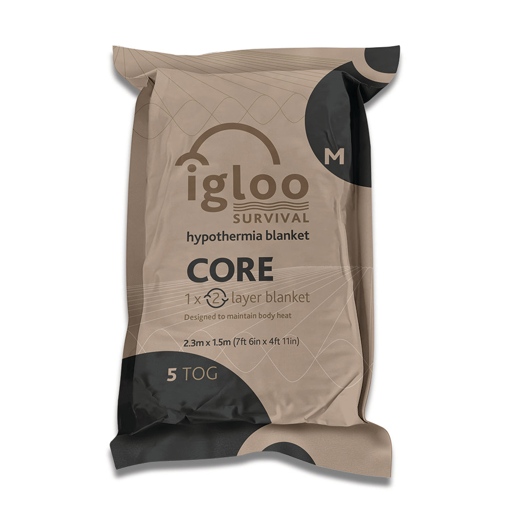 Igloo Core Hypothermia Blanket - Medium - Coyote Brown - G&M Medical Supply