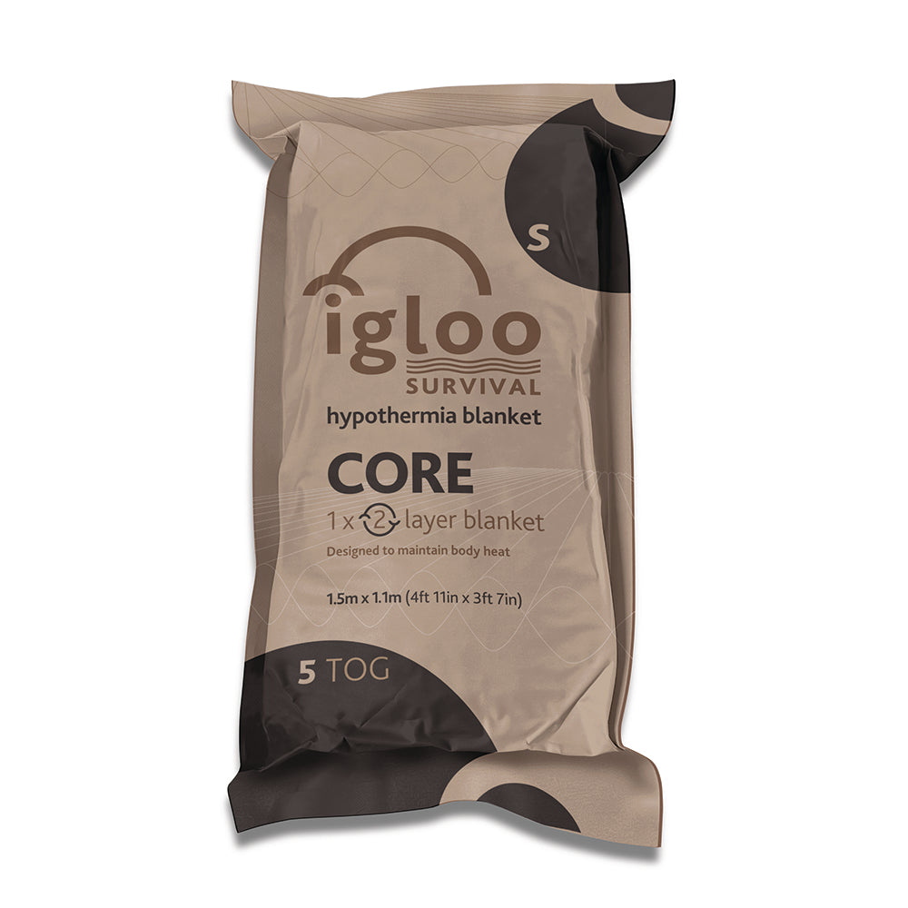 Igloo Core Hypothermia Blanket - Small - Coyote Brown - G&M Medical Supply