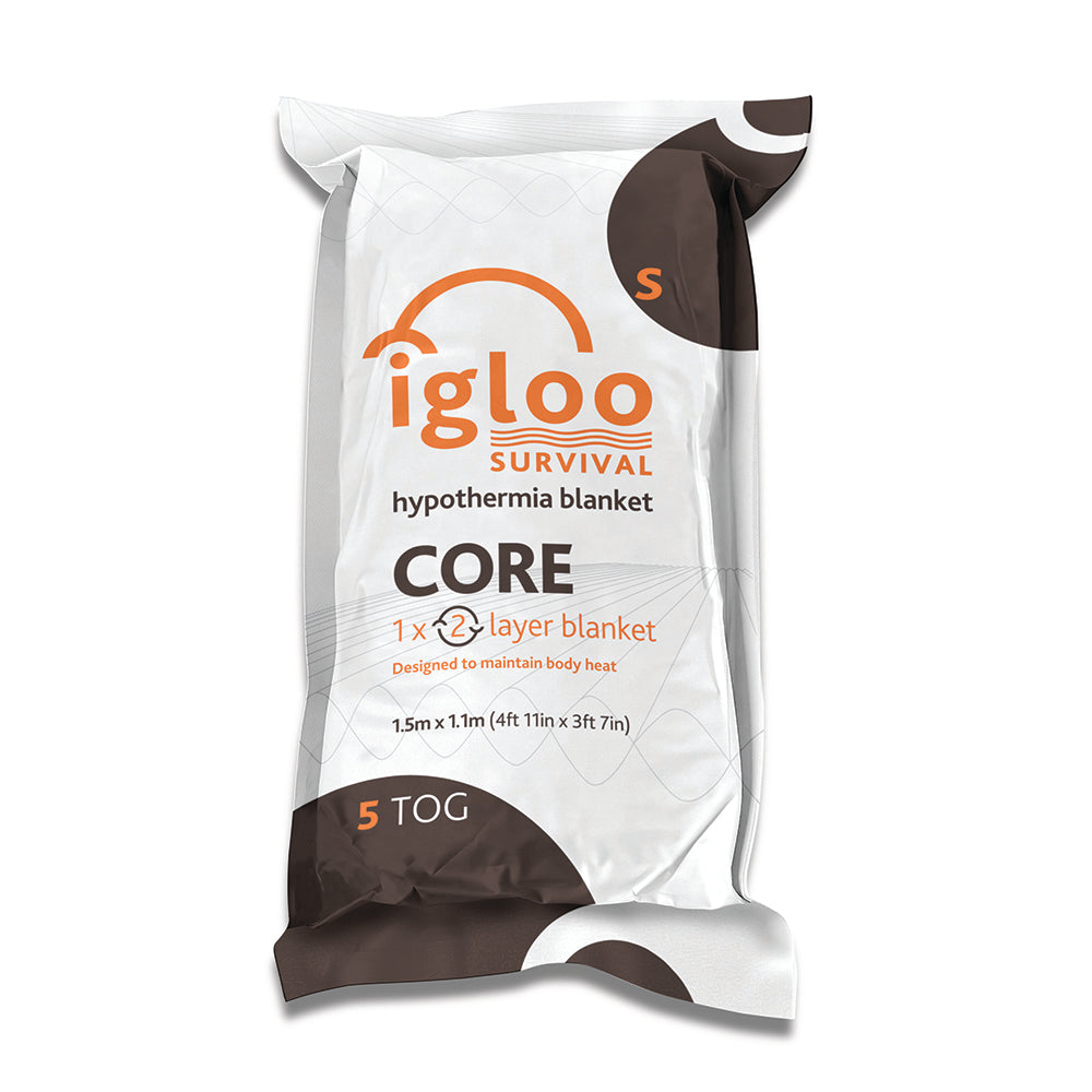 Igloo Core Hypothermia Blanket - Small - Emergency Orange - G&M Medical Supply