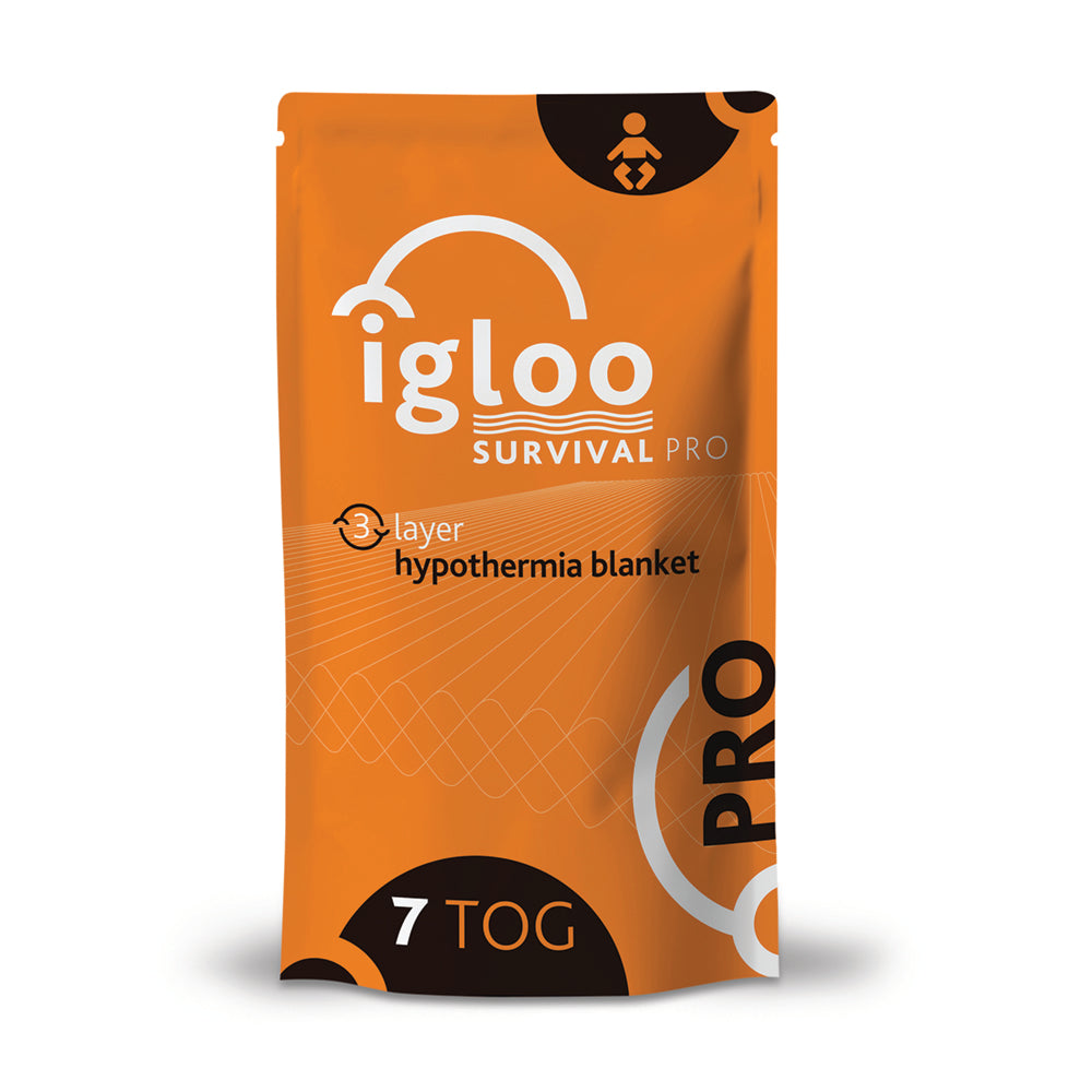 Igloo Pro Hypothermia Blanket - Baby - Emergency Orange - G&M Medical Supply