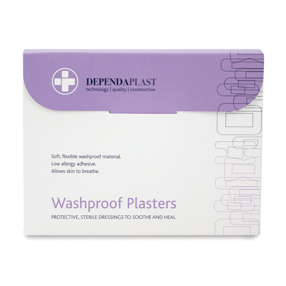 Dependaplast - Washproof Plasters - Assorted - Pale - Box of 120 - G&M Medical Supply