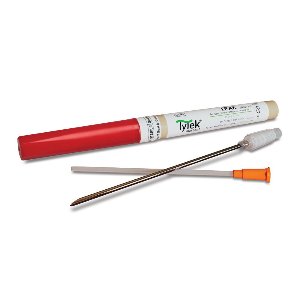 TyTek TPAK Decompression Needle 14G x 3.25" - G&M Medical Supply